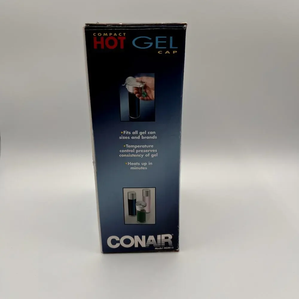 CONAIR Vtg Compact Hot Gel Cap Shaving System HGM15 with Original Box